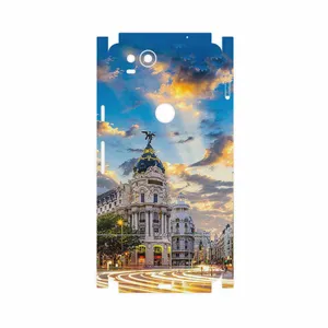 MAHOOT City of Madrid-FullSkin Cover Sticker for Google Pixel 2