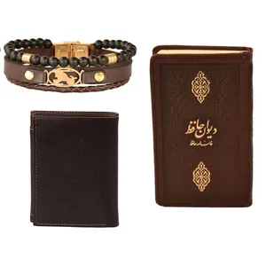ست هدیه طرح تولد دی کهن چرم  مدل m109-10