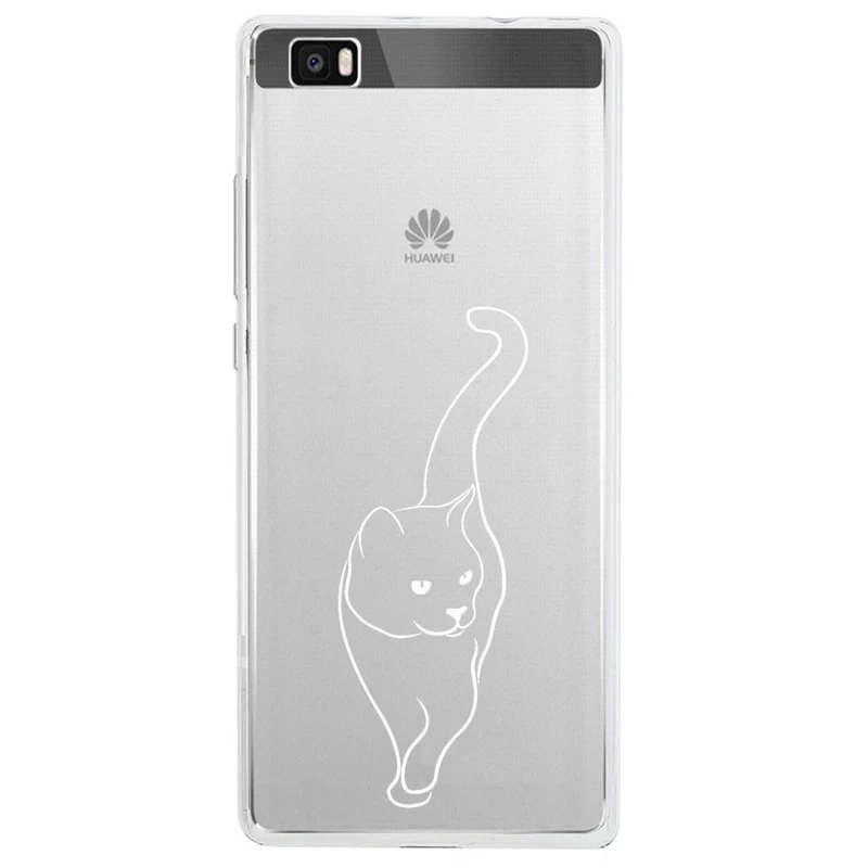 کاور مگافون طرح گربه مدل C60-W مناسب برای گوشی موبایل هوآوی P8 Lite