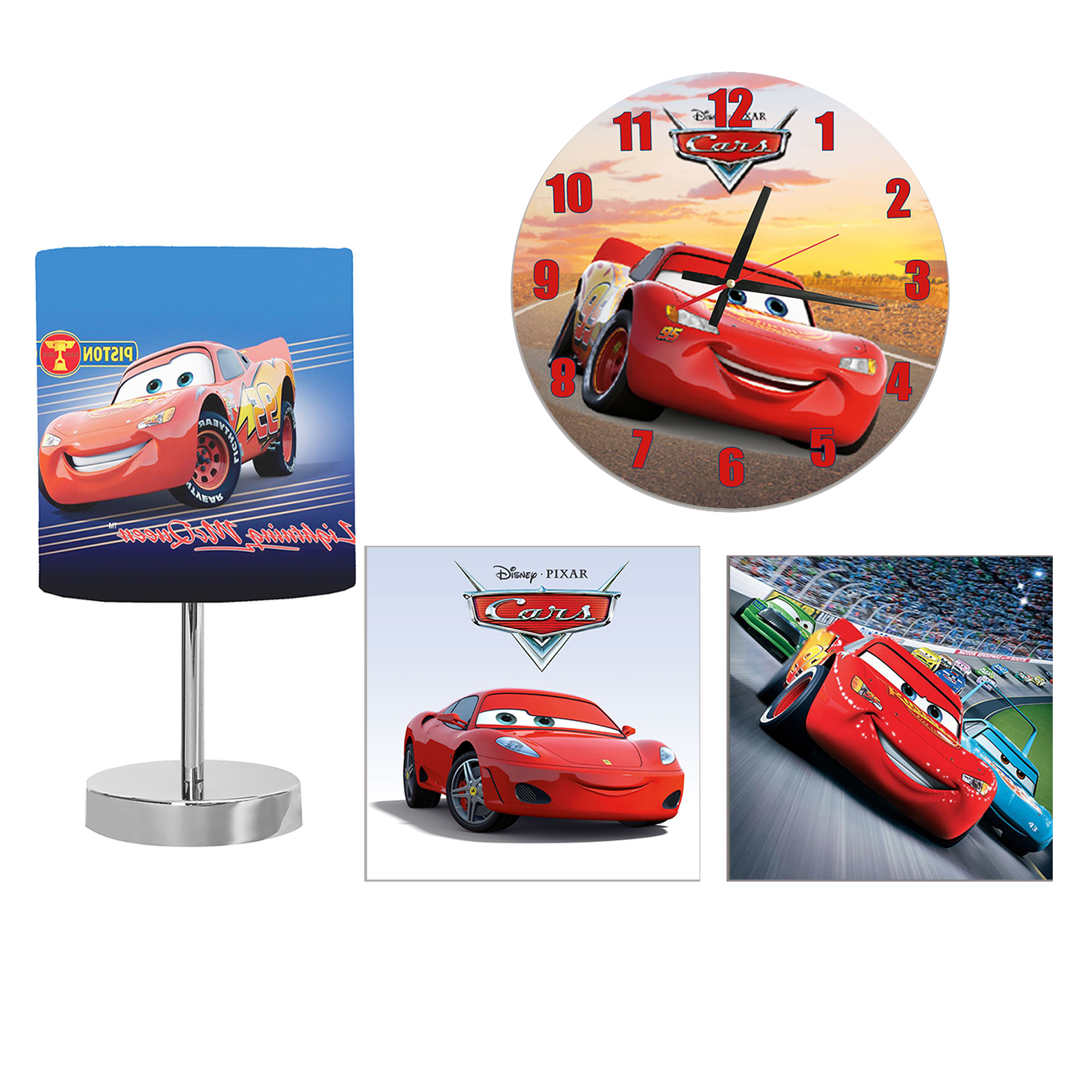 ست سیسمونی اتاق کودک مدل ماشین ها مجموعه 4 عددی