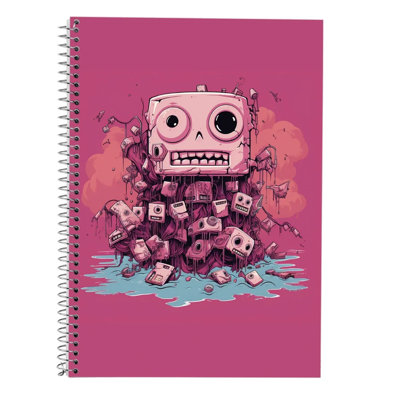 دفتر لغت 50 برگ مدوپد طرح ChainSaw Man کد DF10931