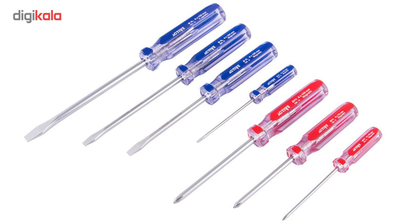 مجموعه 7 عددی پیچ گوشتی اکتیو مدل AC6371