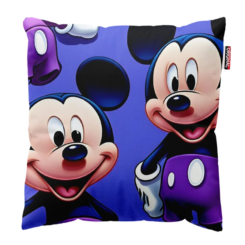 کوسن پاد آفرین طرح کارتونی میکی موس کد 2438 سایز 30*30 سانتی متر