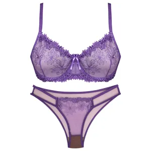 ست شورت و سوتین زنانه کارنا رز مدل فنردار کد 3383 رنگ بنفش