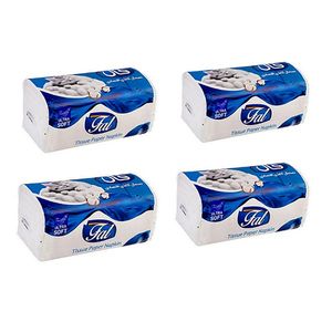 دستمال کاغذی 500 برگ فال کد 01 بسته 4 عددی