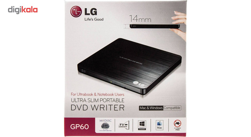 درایو DVD اکسترنال ال جی مدل GP60NB50 1