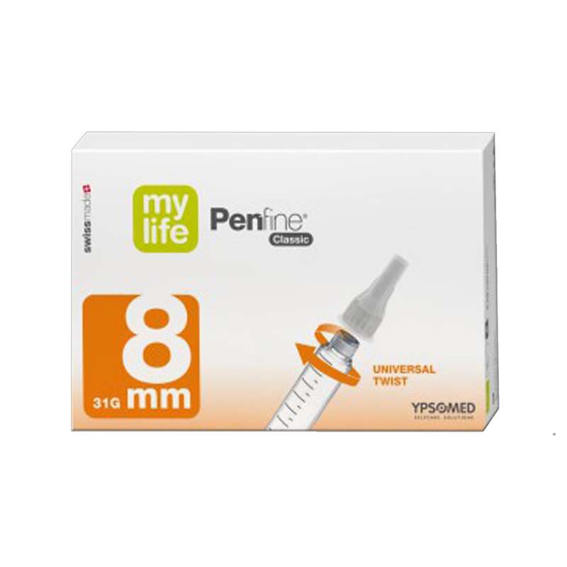 سوزن کلیک قلم انسولین ایپسومد 8 میلیمتر 100 عددی