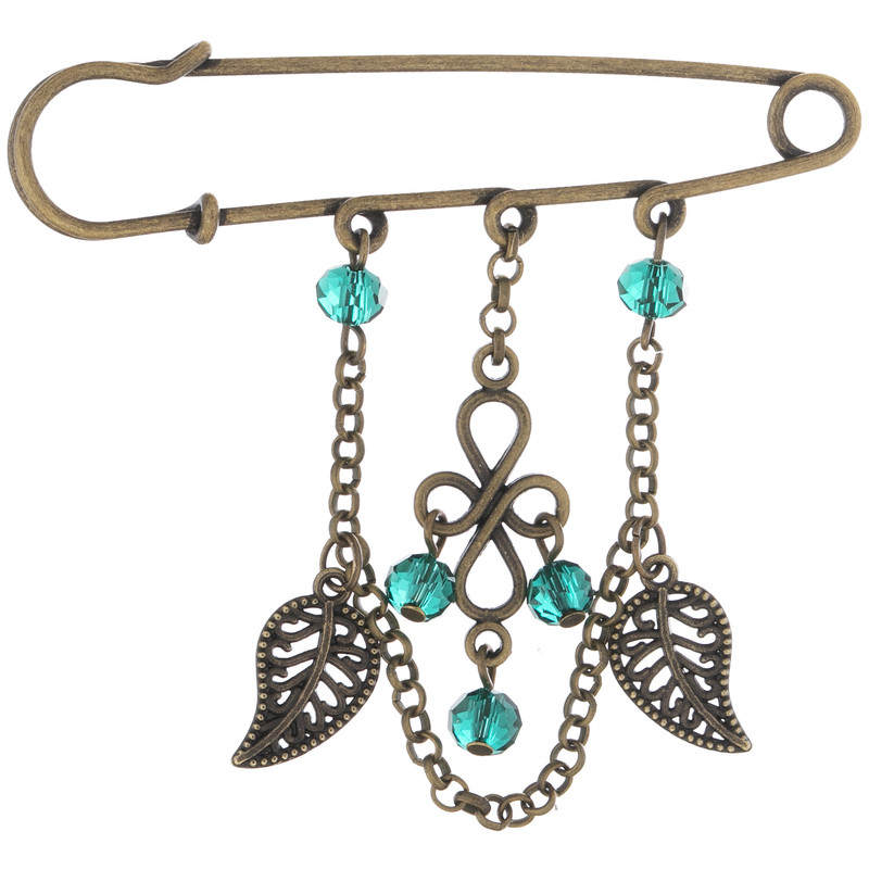 سنجاق سینه طرح برگ سنجاق سینه طرح برگ