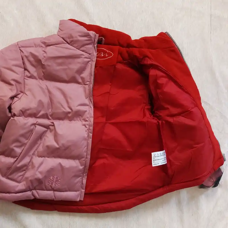 کاپشن دخترانه مدل پفکی 2 رنگ یاسی