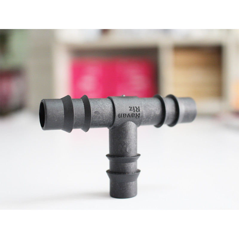سه راهی آبیاری روان ریز مدل RR-Tee16mm بسته 100 عددی