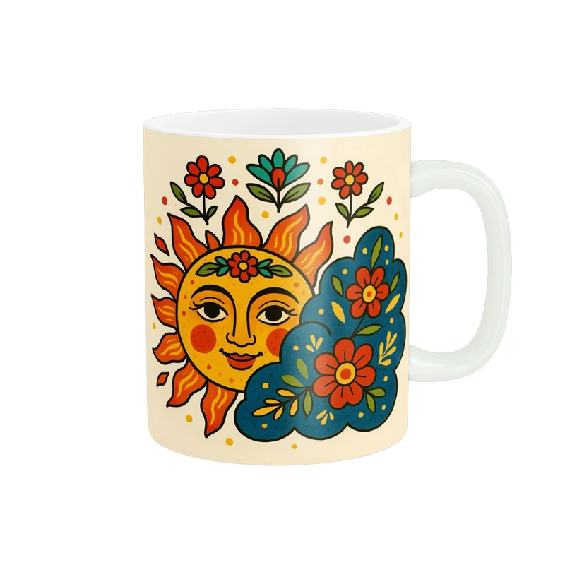 ماگ پاد آفرین طرح نقاشی کد 4049