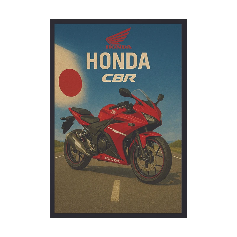 تابلو طرح هوندا CBR کد 01 فریم مشکی