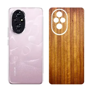 Glass Cover model coverage sticker wood design suitable for Honor 200 mobile phone