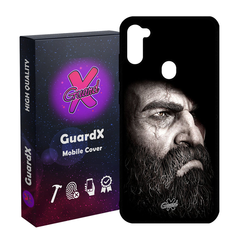 کاور گارد ایکس طرح God of War مدل Glass10100 مناسب برای گوشی موبایل سامسونگ Galaxy A11 / M11