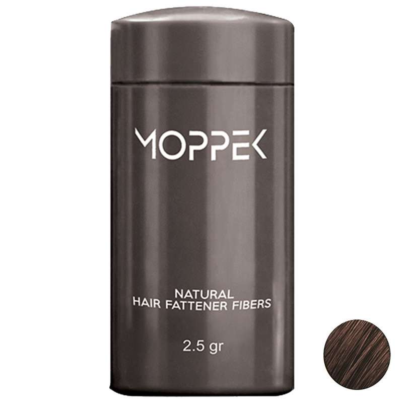 پودر پرپشت کننده مو موپک مدل Dark Brown وزن 2.5 گرم رنگ قهوه ای تیره