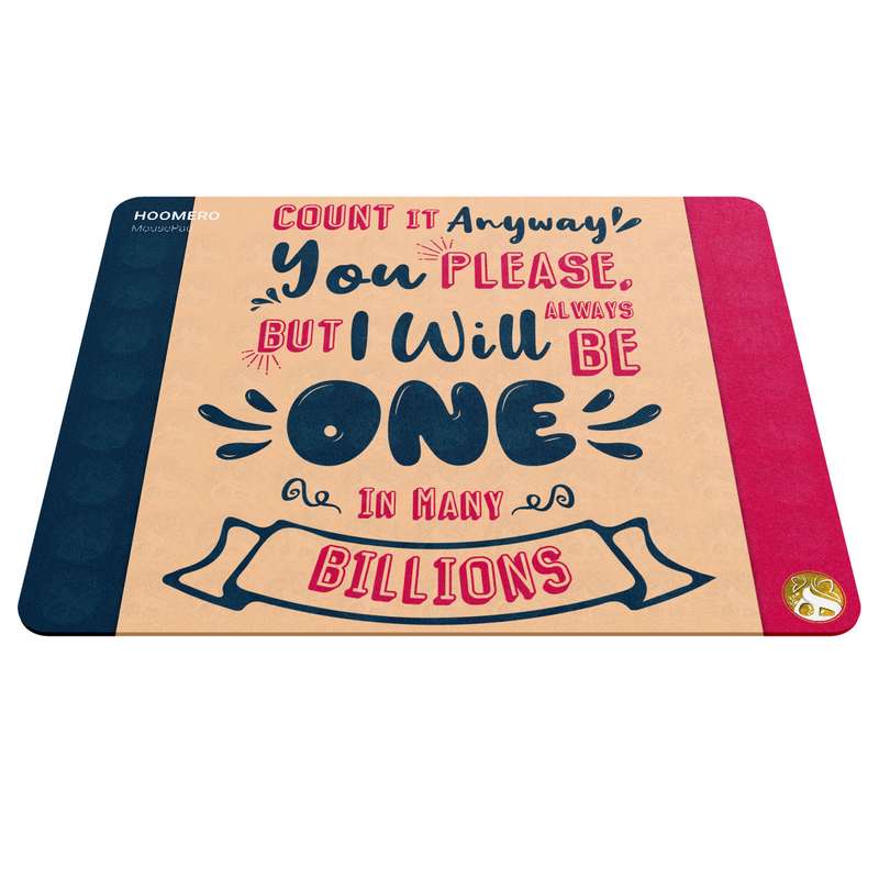 ماوس پد هومرو مدل A6372 طرح بیزینس و جملات انگیزشی