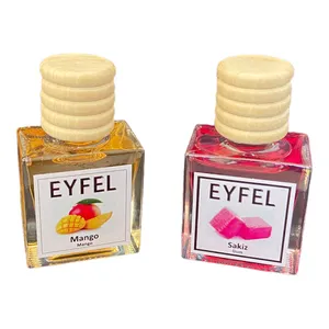 خوشبوکننده خودرو ایفل مدل انبه و آدامس کد Mango-Gum حجم 10میلی‌لیتر بسته 2 عددی