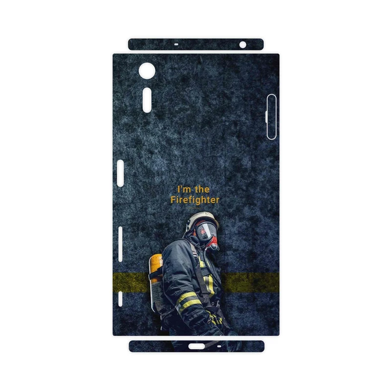برچسب پوششی ماهوت مدل Firefighter-FullSkin مناسب برای گوشی موبایل سونی Xperia XZ