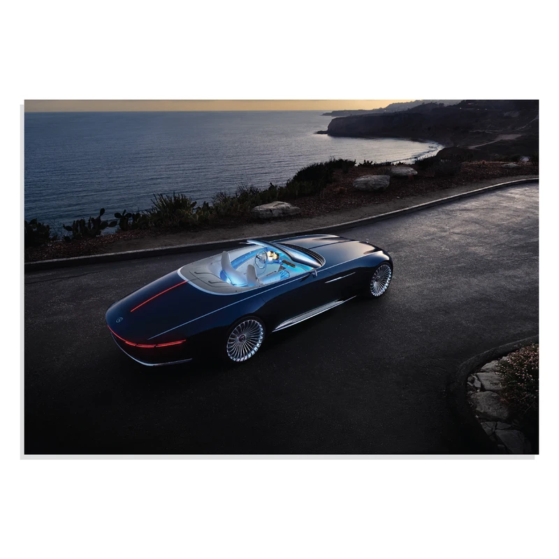 پوستر طرح ماشین مرسدس بنز - Mercedes Benz Maybach 6 Cabriolet مدل NV0696