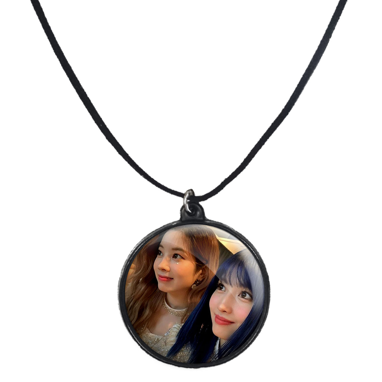 گردنبند پرمانه طرح تو ایس کد pmb.19615 مدل دو طرفه