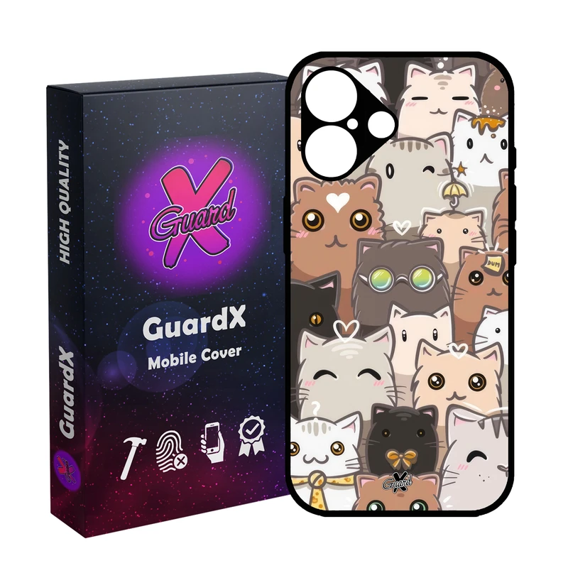 کاور گارد ایکس طرح Cat مدل 10674 مناسب برای گوشی موبایل اپل iPhone 16