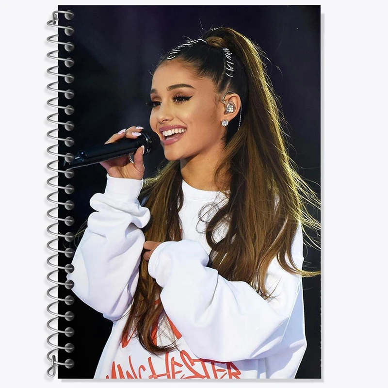 دفتر لغت 50 برگ خندالو مدل آریانا گرانده Ariana Grande کد 19072