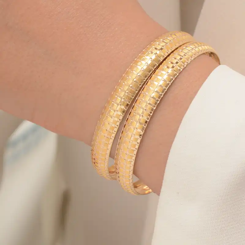 النگو طلا 18 عیار زنانه طلای مستجابی مدل اسپرلوس کد 1