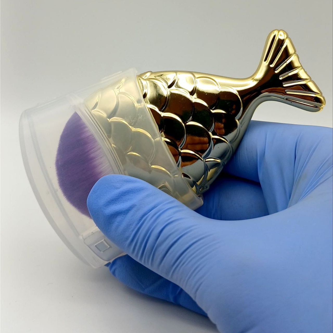 برس ناخن مدل دم ماهی