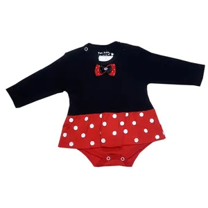 سرهمی دخترانه مدل خالدار