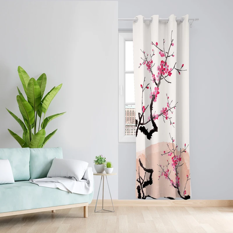 پرده مدل مخمل پانچی کد 1329 سایز 140x200 سانتی متر