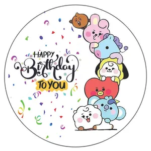 استند تولد مدل بی تی اس تولدت مبارک BT21 کد 52