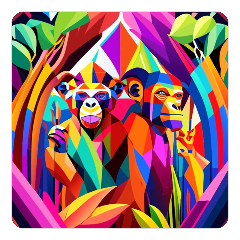 مگنت کاکتی طرح حیوانات رنگی مدل mp25418