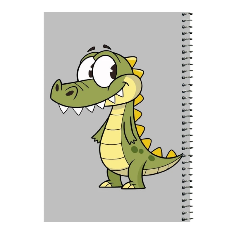 دفتر مشق 80 برگ اس جی مدل تمساح بامزه    