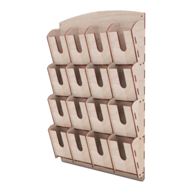 نظم دهنده اداری مدل دیواری چوبی کد KT118