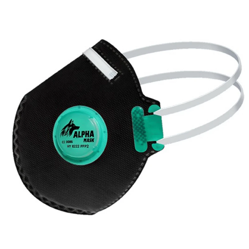عکس شماره 2 : ماسک تنفسی آلفا ماسک کد n95 بسته 12 عددی