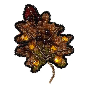 سنجاق سینه زنانه مدل برگ