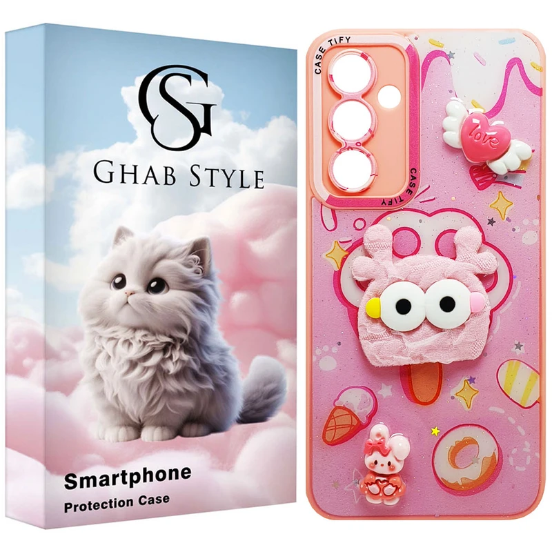 کاور قاب استایل مدل دخترانه مناسب برای گوشی موبایل سامسونگ Galaxy A25 4G / A25 5G