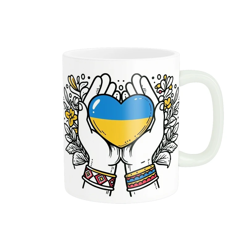 ماگ پاد آفرین طرح قلب کد 1677