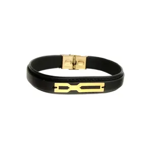 دستبند طلا 18 عیار مردانه مدل B102