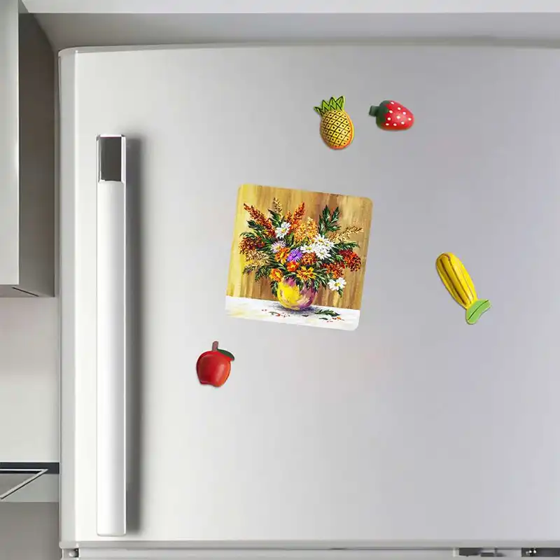 مگنت طرح نقاشی رنگ روغن مدل mg10638