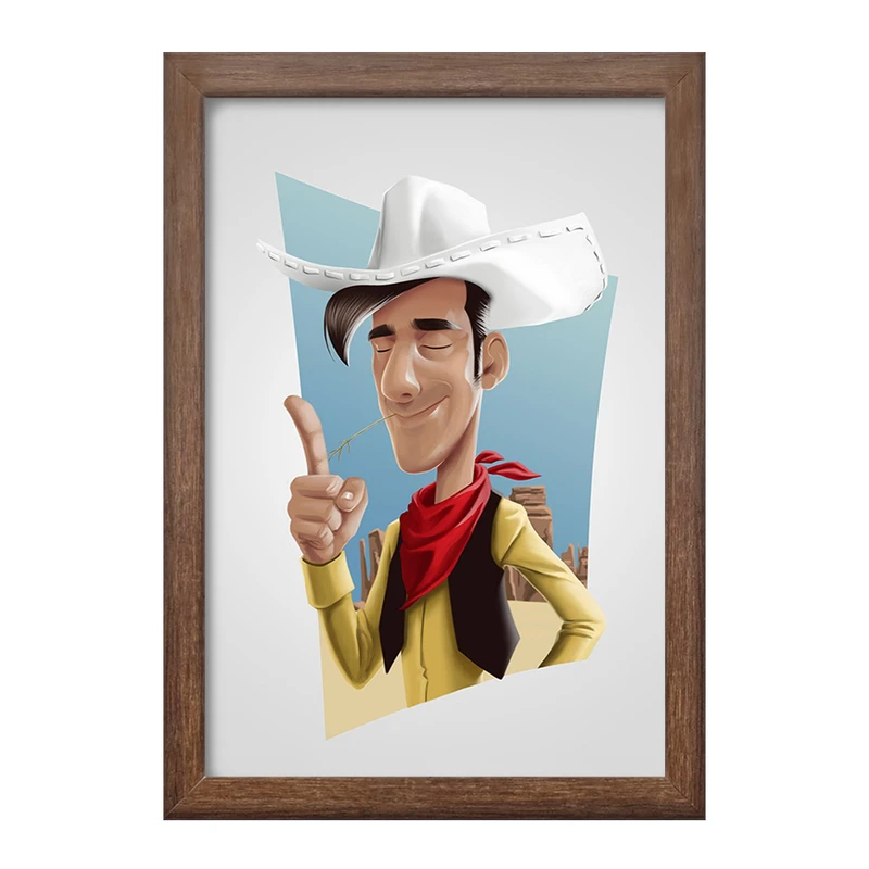 تابلو خندالو طرح لوک خوش شانس کد 29332