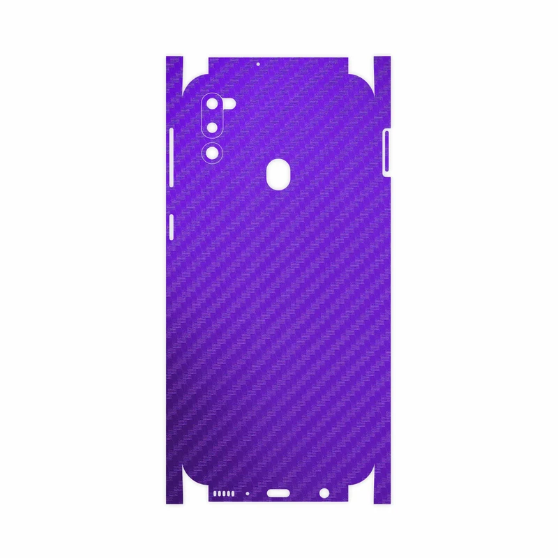 برچسب پوششی ماهوت مدل Purple-Fiber-FullSkin مناسب برای گوشی موبایل سامسونگ Galaxy M21 (2021) Edition