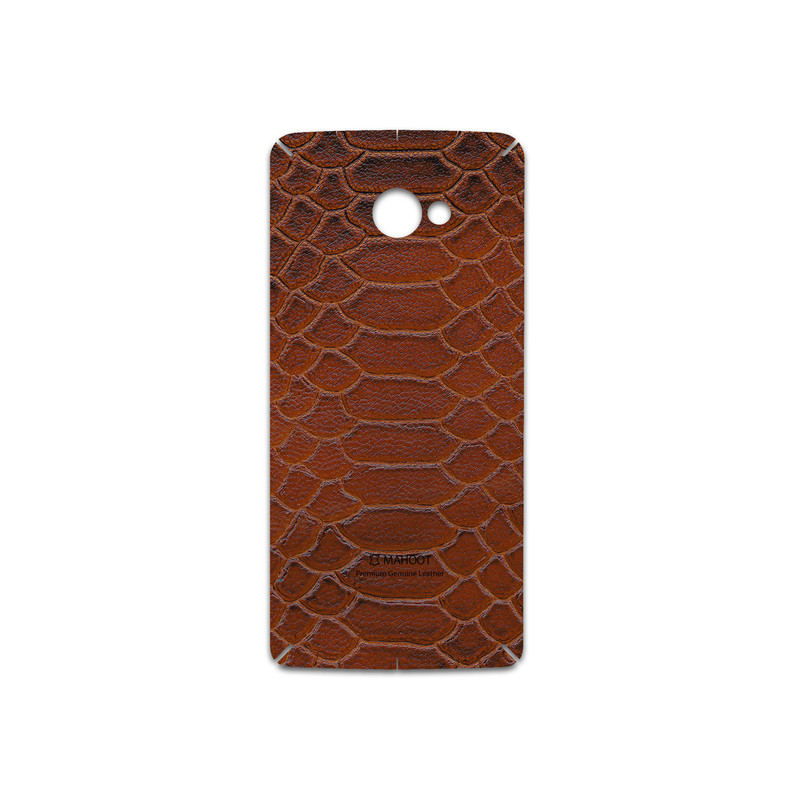 برچسب پوششی ماهوت مدل Brown-Snake-Leather مناسب برای گوشی موبایل اچ تی سی Butterfly S