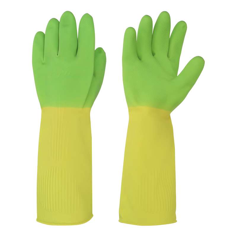 دستکش نظافت رز مریم مدل ساق بلند سایز L دستکش نظافت رز مریم مدل ساق بلند سایز L