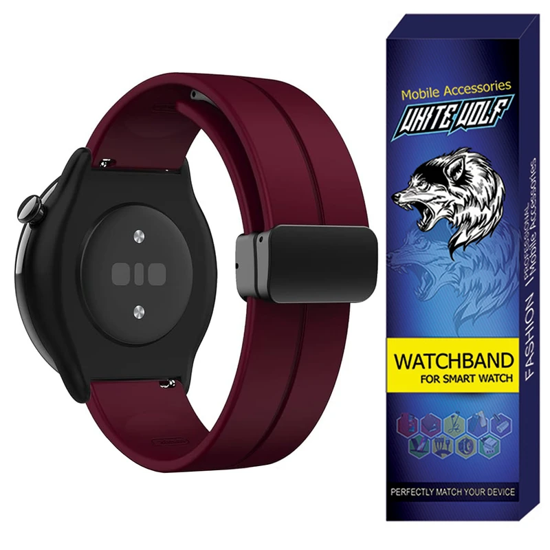 بند وایت ولف مدل WB-MAG مناسب برای ساعت هوشمند کیسلکت L11 Pro /22mm
