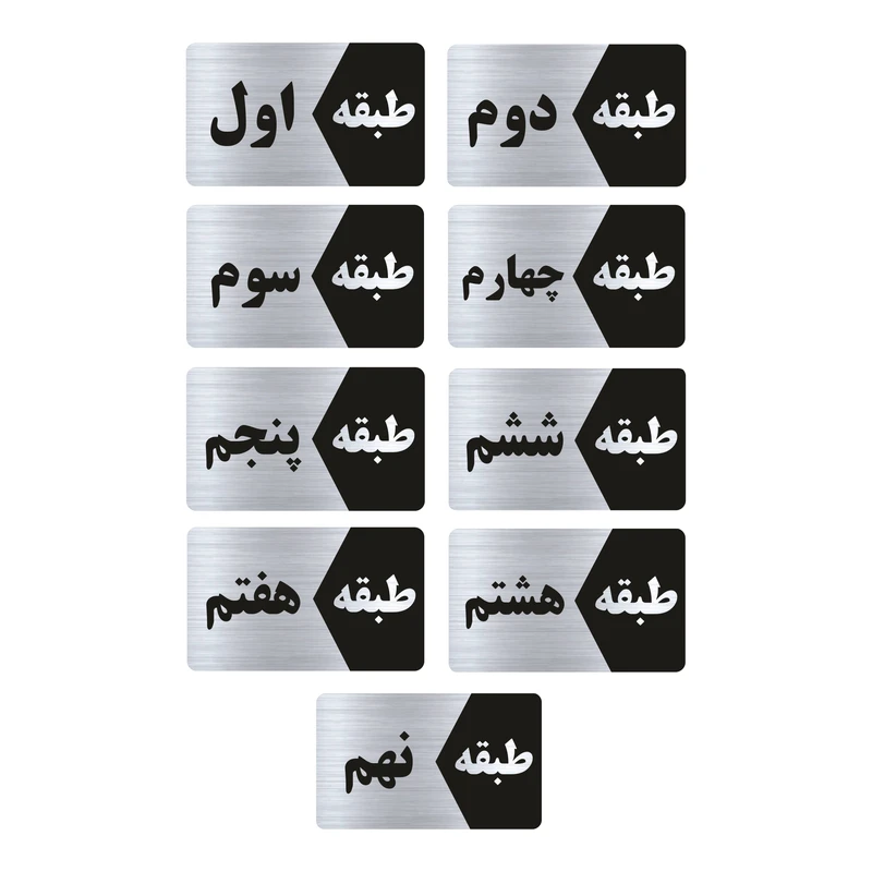 تابلو راهنما طرح طبقات مدل GNS809 مجموعه 9 عددی