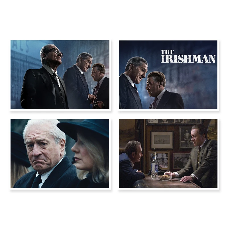 پوستر طرح فیلم The Irishman کد A-1707 مجموعه 4 عددی