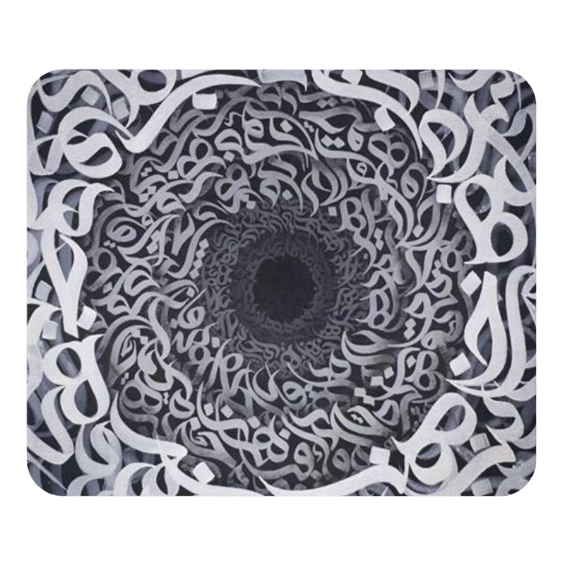 ماوس پد مدل سیاه مشق سایز 19x24 سانتی متر