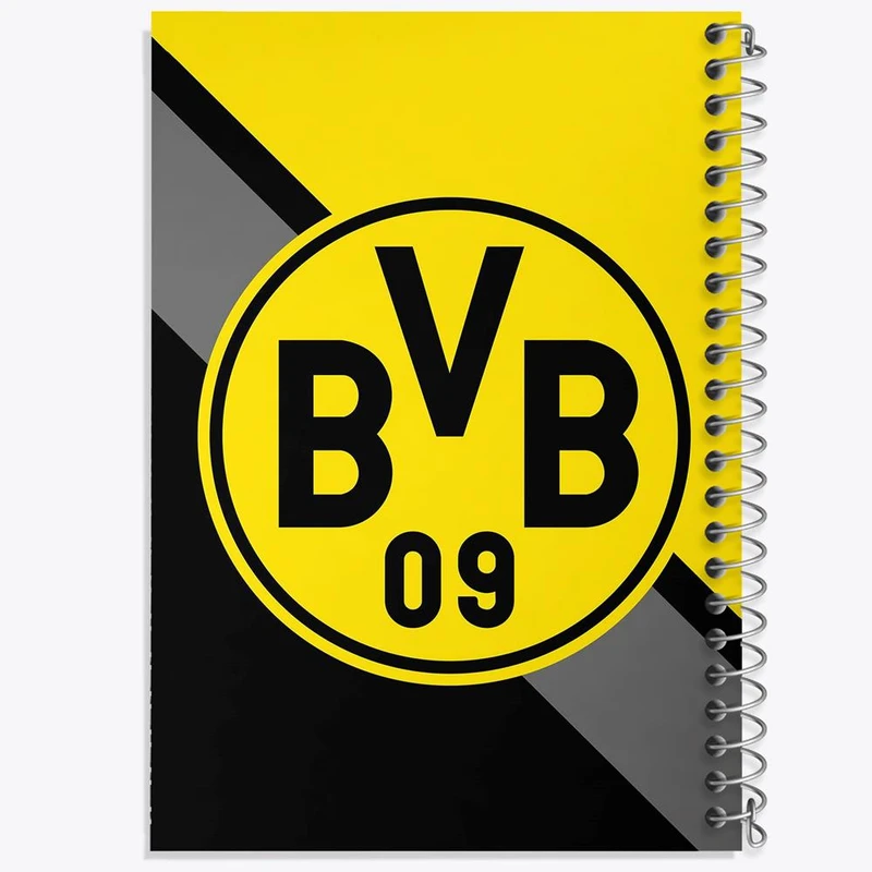 دفتر نقاشی 50 برگ خندالو مدل باشگاه دورتموند کد 27438
