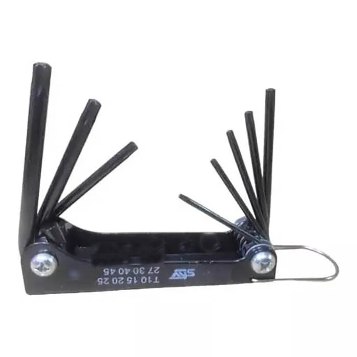 آچار آلن ستاره ای اسکای مدل چاقویی کد AJ-SKY-ST1045 مجموعه 8 عددی
